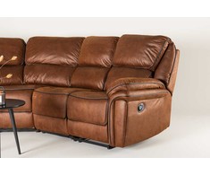 Venture Design Atlenkiamas kampinis sofa „Saranda“, 169x98 cm, ruda