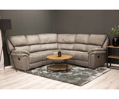 Venture Design Atlenkiamas kampinis sofa „Saranda“, 169x98 cm, pilka