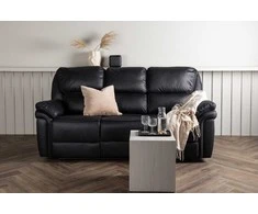 Venture Design Atlenkiamas sofa „Saranda“, 228x99 cm, juoda