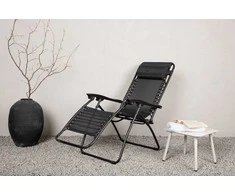 Venture Design Atsigulėlis, Melker, 68x90 cm, Juoda