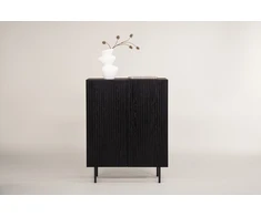 Venture Design Aukštas spintelės stalčius, Björkön, 80x103 cm, Juoda