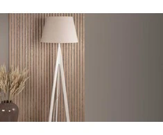 Venture Design Aukštoji lempa, Kona, 160x51 cm, Balta
