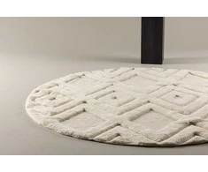 Venture Design Avinėlio kilimas, Dahlia, 200x200 cm, Balta