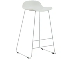 Venture Design Baro kėdė, Banga 2 vnt., 42x50x87 cm, Balta