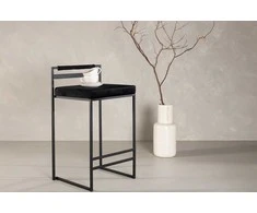 Venture Design Baro kėdė, Opelika, 2 vnt., 41x45x80 cm, Juoda