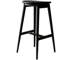Venture Design Baro kėdė Orust 43x36x77 cm juoda guminė mediena