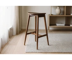 Venture Design Baro kėdė Orust 43x36x77 cm Ruda guminė mediena