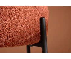 Venture Design Baro kėdė, Tucson, juodos kojos / Roasty Boucle, raudona
