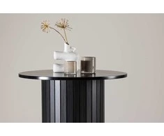 Venture Design Baro stalas, Härön, ⌀70 cm, Juodas