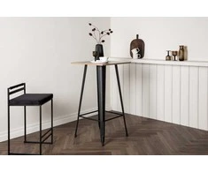 Venture Design Baro stalas, Tempe, 60x60 cm, Riešutas