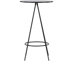 Venture Design Bistro baro stalas, φ60, juodas