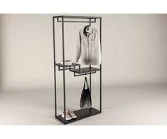 Venture Design Drabužių pakabukas, Plienas, 35x188 cm, Juoda