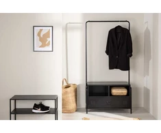 Venture Design Drabužių pakabukas, Quito, 100x175 cm, Juoda