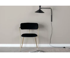 Venture Design Fotelis Arrow 47x47x44 cm Juodas aksomas