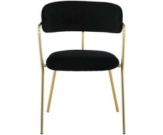 Venture Design Fotelis Arrow 47x47x44 cm Juodas aksomas