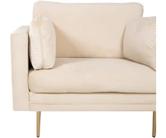 Venture Design Fotelis, Boom, 86x84x110 cm, Šviesiai Bežinis