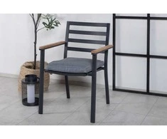 Venture Design Fotelis, Brasilia Kėdė, 60x56x87 cm, Juoda