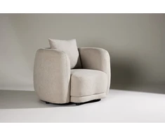Venture Design Fotelis, Cielo 1-vietės sofa, 110x97x72 cm, Bežis