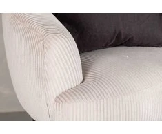 Venture Design Fotelis, Derry vieno asmens sofa, 79x68.5x70 cm, Bežinis