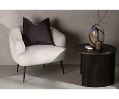 Venture Design Fotelis, Derry vieno asmens sofa, 79x68.5x70 cm, Bežinis