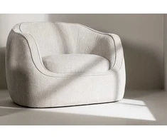 Sofa Venture Design Fotelis, Elio 1 vieta, 96x108x75 cm, Šviesiai pilka