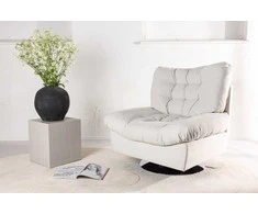Venture Design Fotelis, Florens vienvietis sofa, 103.5x108x105 cm, baltos spalvos