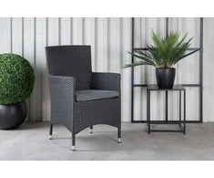 Venture Design Fotelis, Malin 2 vnt., 65x58x92 cm, Juoda