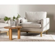 Sofa Venture Design Fotelis, Olympos, 88x109x90 cm, Bežis