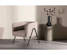 Sofa Venture Design Fotelis, Rika, 66x65x70 cm, Bežinis