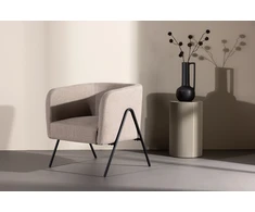 Venture Design Fotelis, Rika, 66x65x70 cm, Bežinis