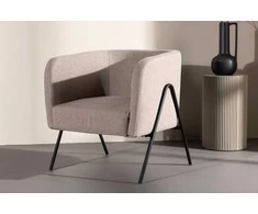 Sofa Venture Design Fotelis, Rika, 66x65x70 cm, Bežinis