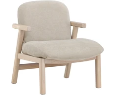 Venture Design Fotelis Rile 74x77x67 cm Smėlio spalvos