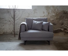 Venture Design Fotelis, Sofia, 92x82x104 cm, Pilka