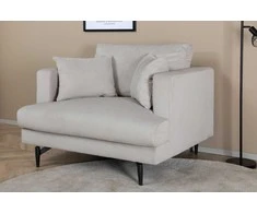 Venture Design Fotelis, Sofia vieno sėdynės sofa, 92x82x104 cm, Beždžionės spalva