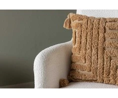 Sofa Venture Design Fotelis su Pogrupiu, Como Serija, 78x95x72 cm, Balta
