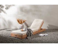 Venture Design Gultas gultas 70x126 cm smėlio spalvos, tikmedis