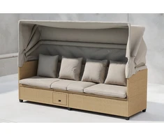 Venture Design Gultas Nopy 195x56x30 cm Smėlio spalvos Pintas