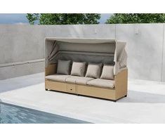 Venture Design Gultas Nopy 195x56x30 cm Smėlio spalvos Pintas