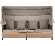 Venture Design Gultas Nopy 195x56x30 cm Smėlio spalvos Pintas
