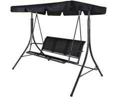 Venture Design Hamacas, Musse 3-asmenis Monteral, 130x163x204 cm, Juoda