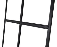 Venture Design Industrinis sieninis, 210x90 cm, Juodas
