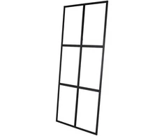 Venture Design Industrinis sieninis, 15354-888, 210x90 cm, Juodas