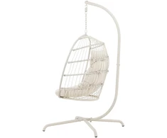 Venture Design Kabantis krėslas Trezza 51x51x60 cm smėlio spalvos plienas