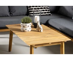 Venture Design Kampinė sofa Chania juoda akacija