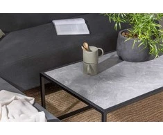 Venture Design Kampinė sofa Mecka 180x85x70 cm Tamsiai pilka audinys