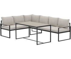 Venture Design Kampinė sofa, smėlio spalvos, poliwood medžiaga