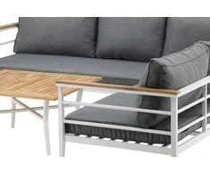 Venture Design Kampinis sofa, Meksika, 152x152 cm, Balta