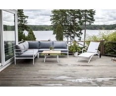 Venture Design Kampinis sofa, Meksika, 152x152 cm, Balta