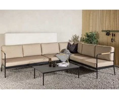Venture Design Kampinis svetainės komplektas, Pehnna, 120x70 cm, juodas