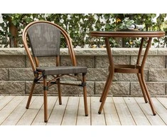 Venture Design Kavinės kėdė, Guarda 2 vnt., 57x50x85 cm, Juoda